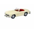 25719 SCHUCO 1:87 Mercedes Benz 300 SL elfenbein