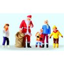 29098 Preiser 1:87 Weihnachtsmann mit Kindern Frohe Weihnachten Merry Christmas