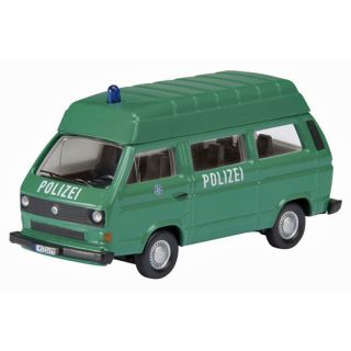 25784 SCHUCO 1:87 VW T3 Polizei Hochdach